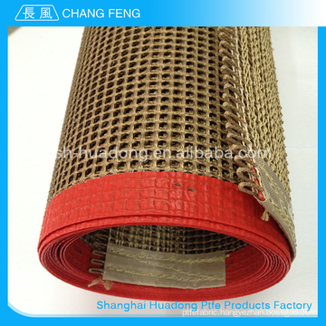 High tensile strength ptfe fiberglass mesh conveyor belt